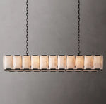 Harlow Calcite Rectangular Chandelier 74"