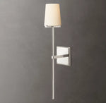 Pauillac Fabric Shade Torch Sconce