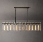 Calamette Glass Rectangular Chandelier 72"