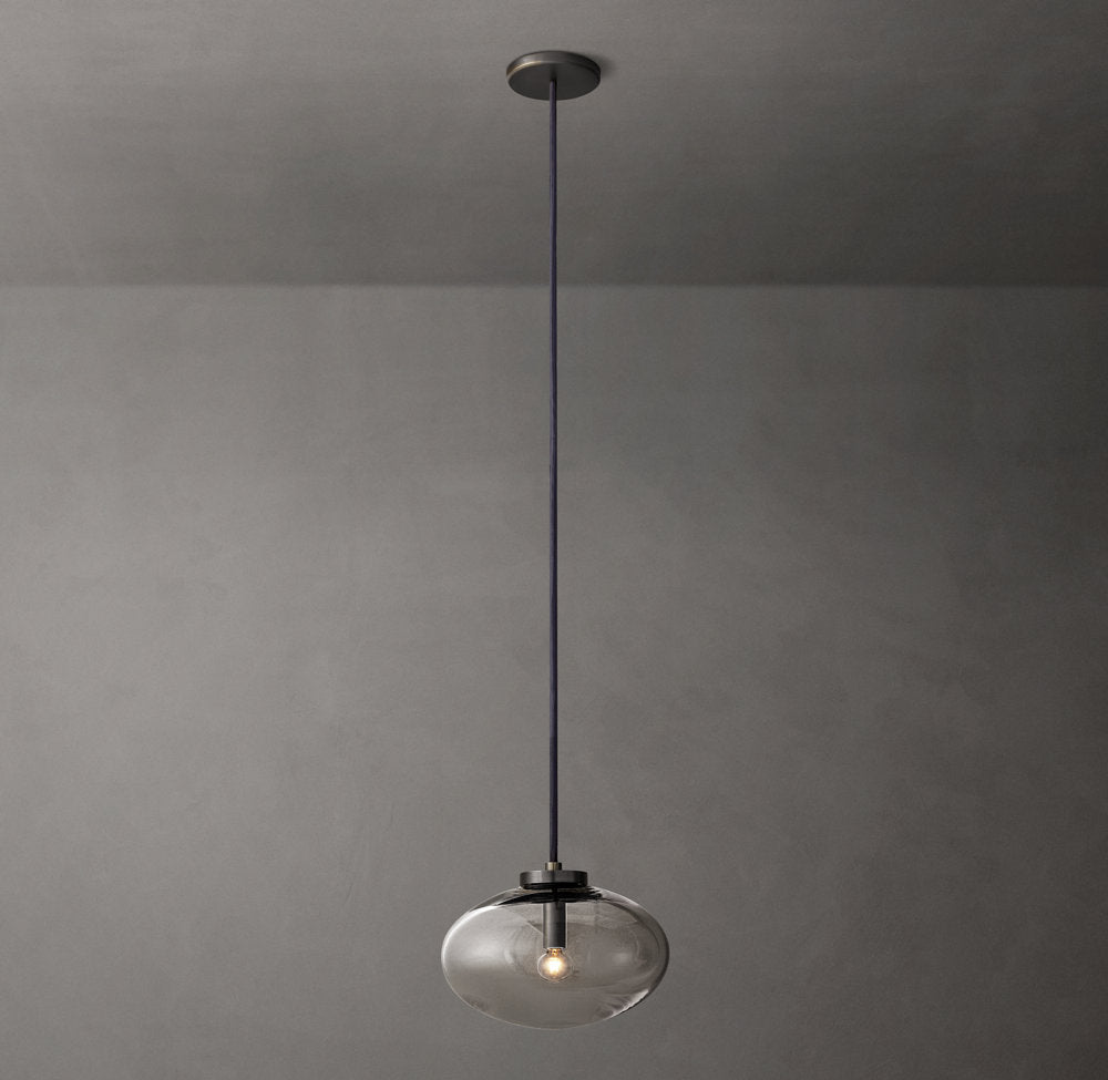 Cabrette Clear Glass Pendant