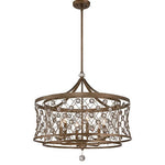 Vel Catena Arcadian Gold Six-Light Drum Pendant