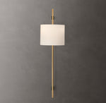 Vela Round Bar Sconce - Round Shade