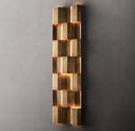 Modernist Grid Grand Sconce