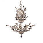 Eight-Light 21-Inch Chandelier with Royal Cut Clear Crystal