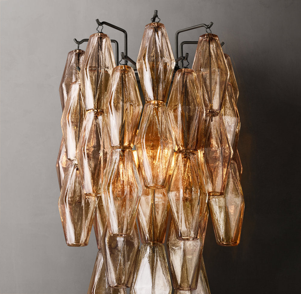 Chiara Smoke Glass Sconce