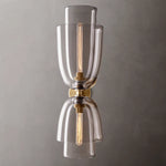 Blom Clear Glass Cloche Grand Sconce