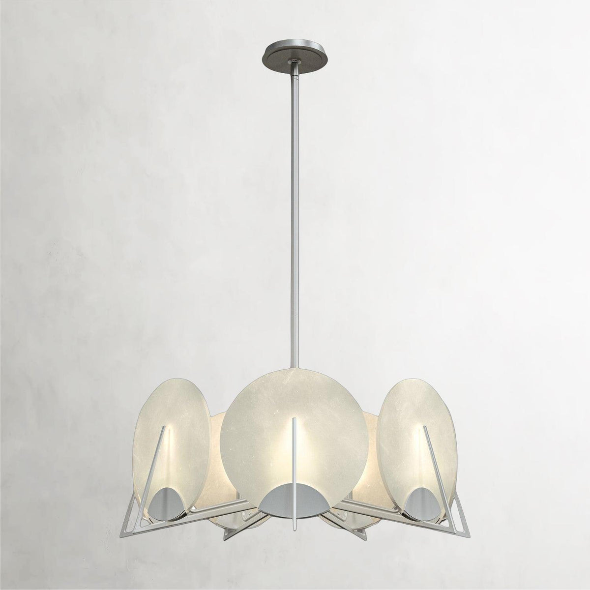Callisto Seven-Light Chandelier Antique Platinum