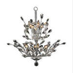 Chrome Eight-Light Chandelier