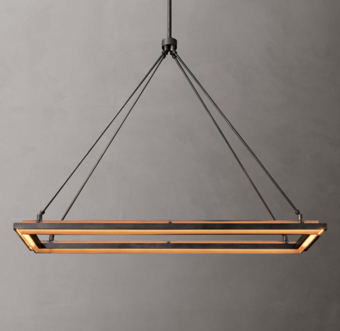 Peralta Rectangular Chandelier 48"
