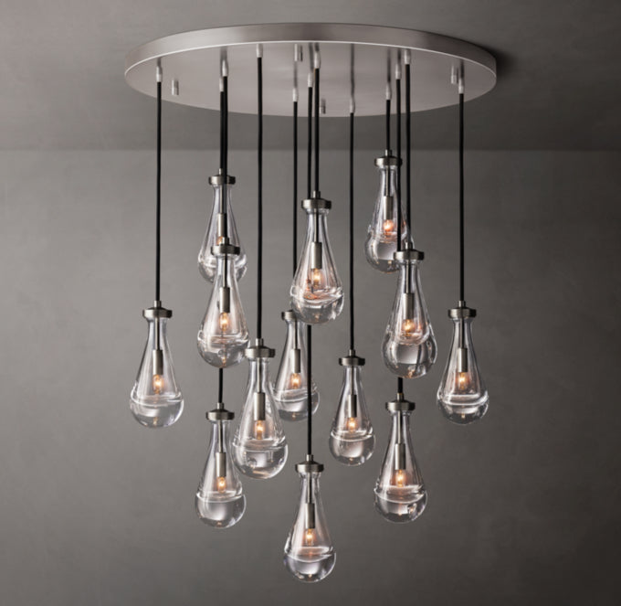 Rain Round Chandelier 36"