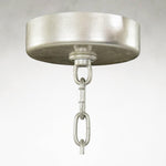 Churippe 21-Light Silver Leaf Ceiling Mount Chandelier