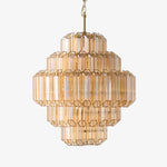 Aurum Cascade Murano Chandelier