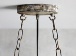 La Cage Oval Chandelier in Silver Clay
