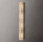 Lattice Clear Glass Grand Sconce