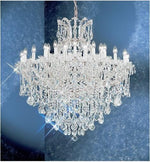 Chrome Thirty One-Light Chandelier
