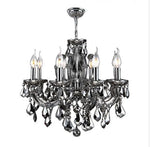 Chrome Six-Light Chandelier