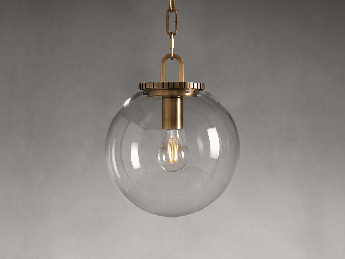 Wescott Globe Pendant with Chain