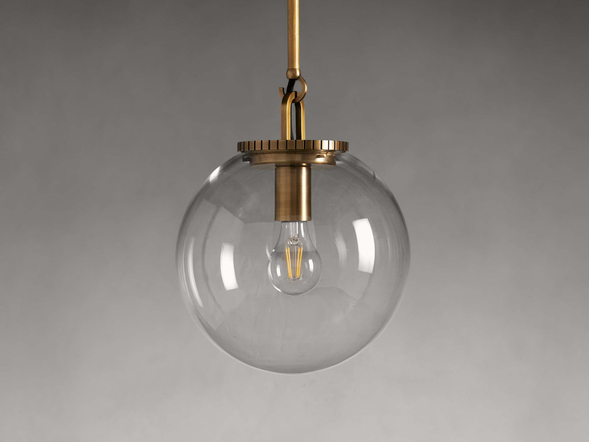 Wescott Globe Pendant with Rod
