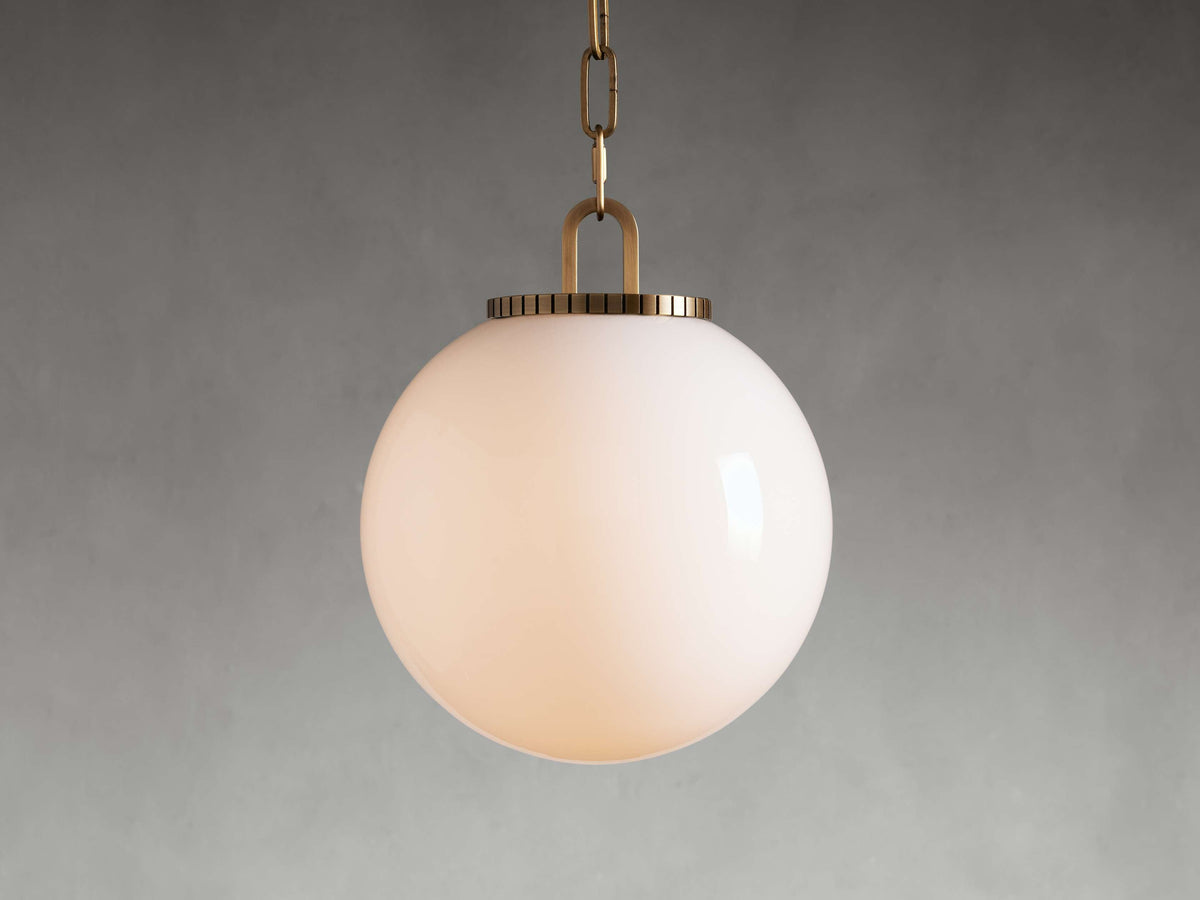 Wescott Globe Pendant with Chain