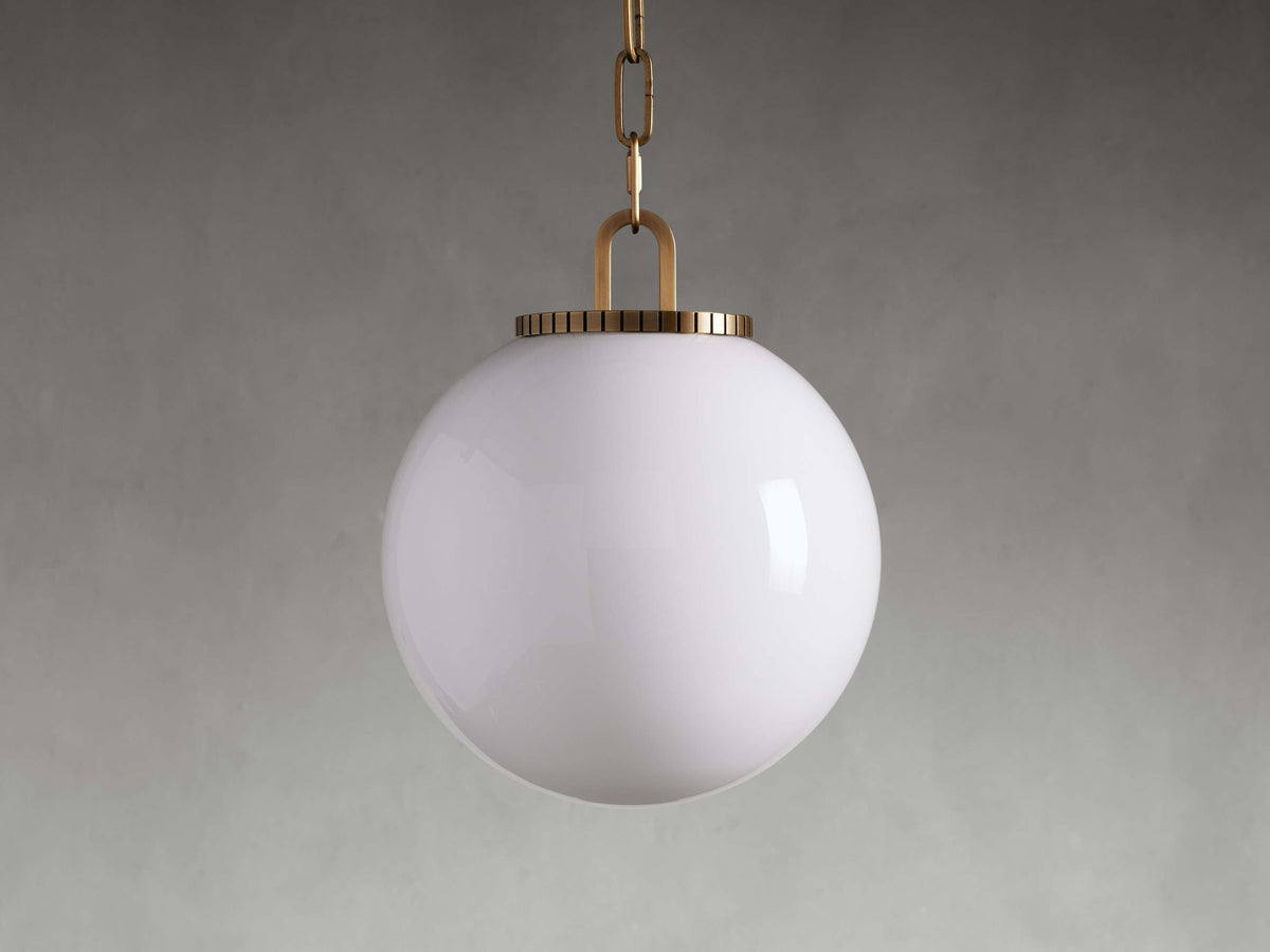 Wescott Globe Pendant with Chain