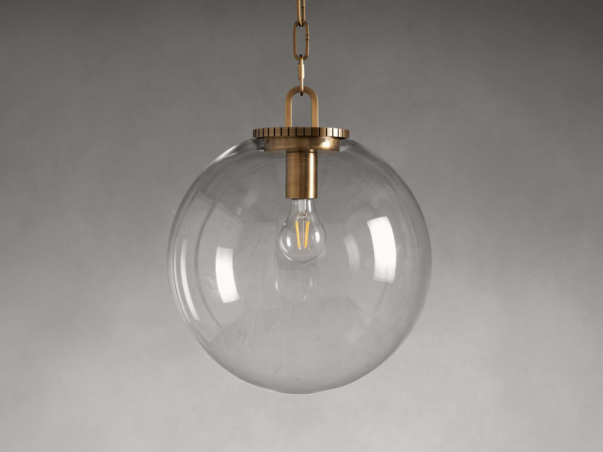 Wescott Globe Pendant with Chain