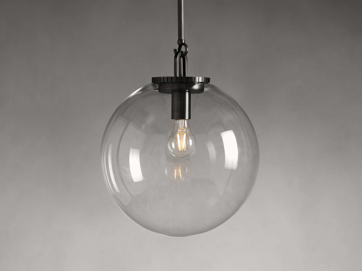 Wescott Globe Pendant with Rod
