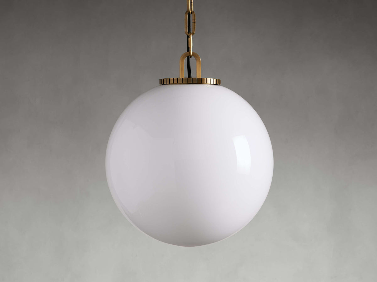 Wescott Globe Pendant with Chain