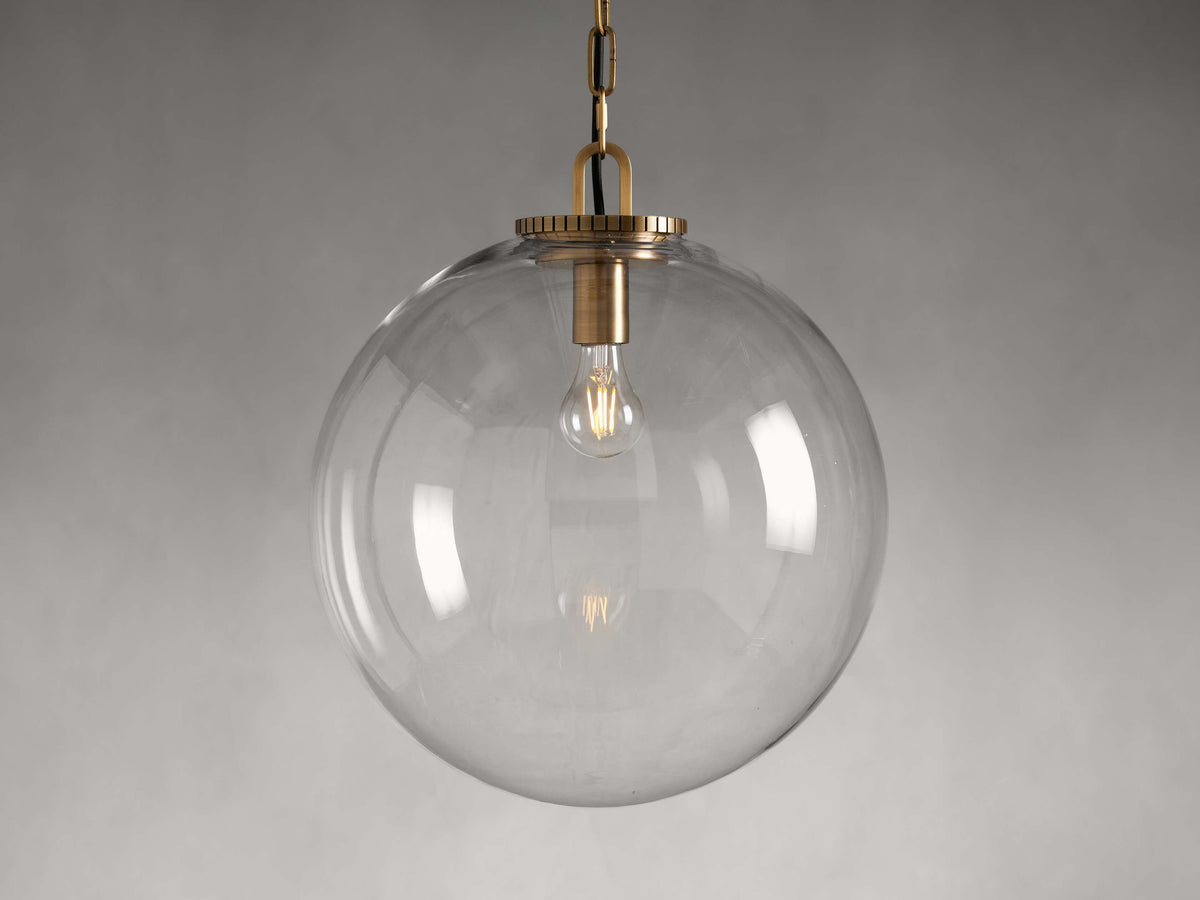 Wescott Globe Pendant with Chain
