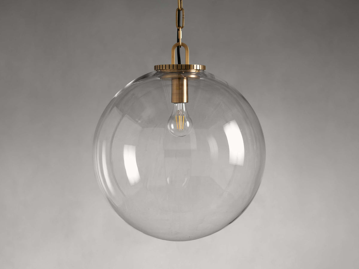 Wescott Globe Pendant with Chain
