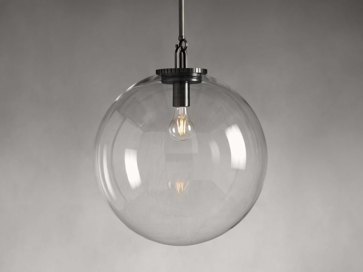 Wescott Globe Pendant with Rod