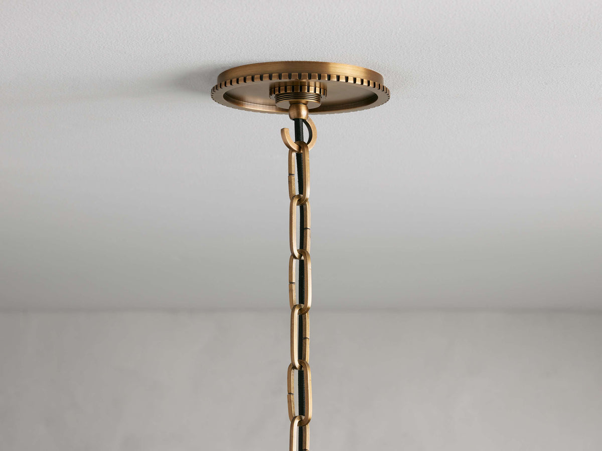 Wescott Globe Pendant with Chain