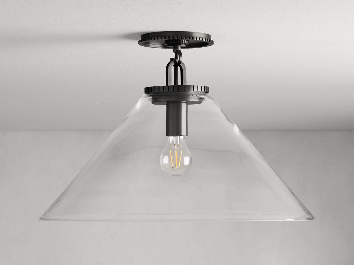 Wescott Cone Flush Mount