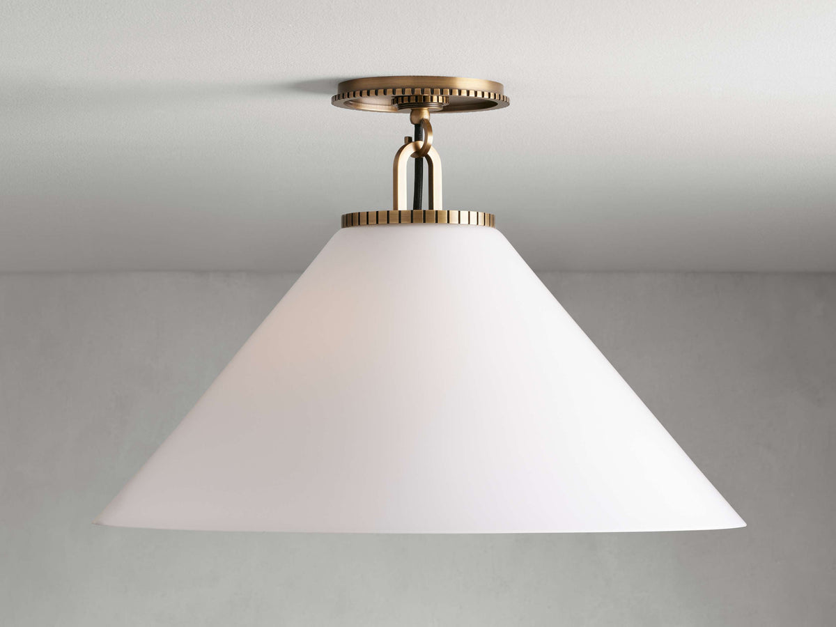 Wescott Cone Flush Mount