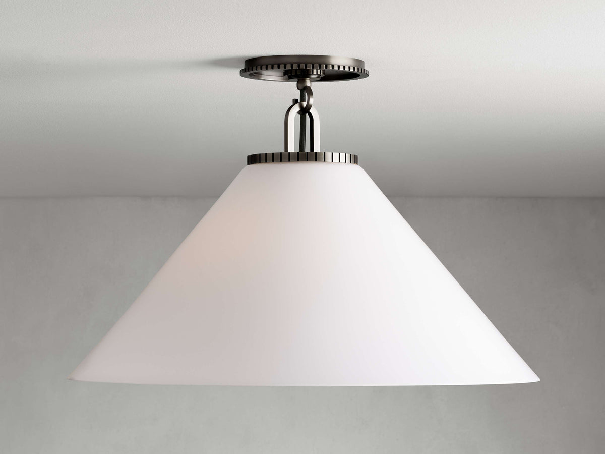 Wescott Cone Flush Mount