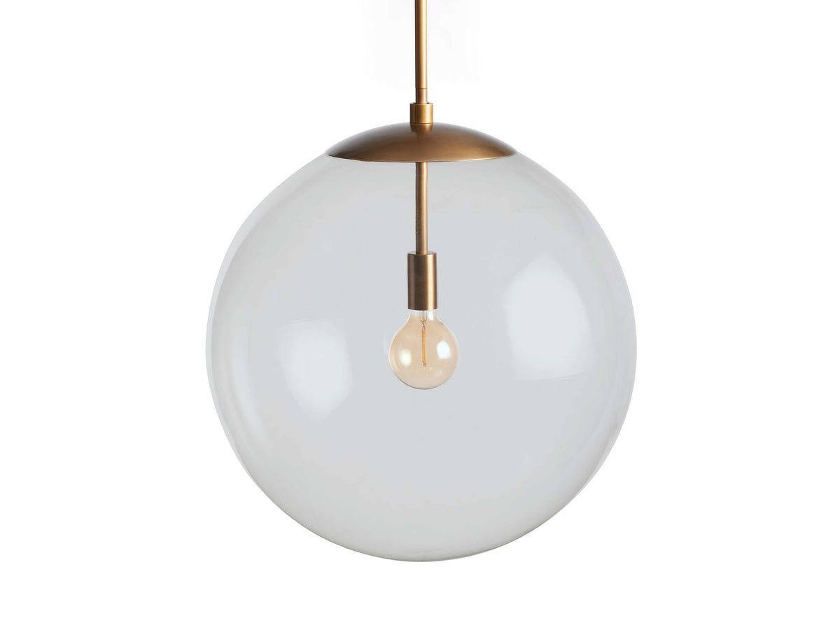 Wescott XL Globe Pendant with Rod