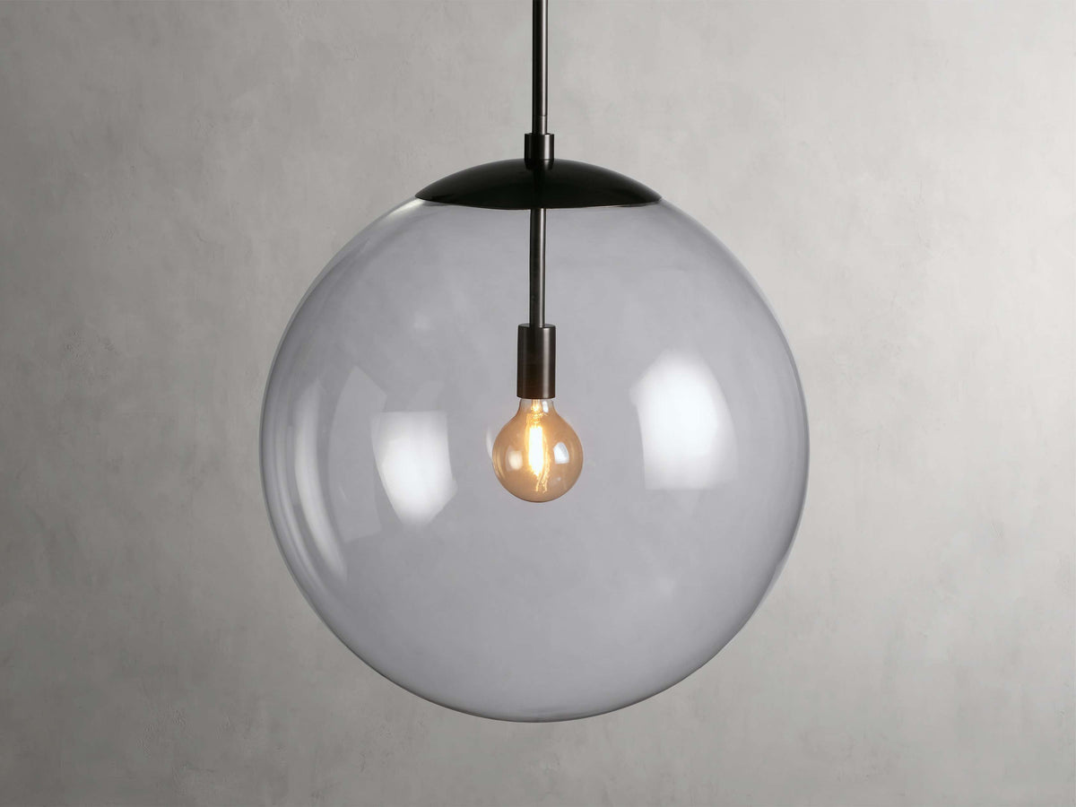 Wescott XL Globe Pendant with Rod