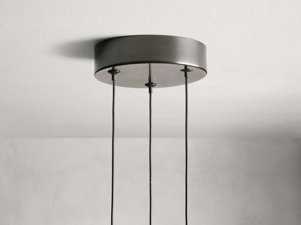 Soltaire Cluster Pendant