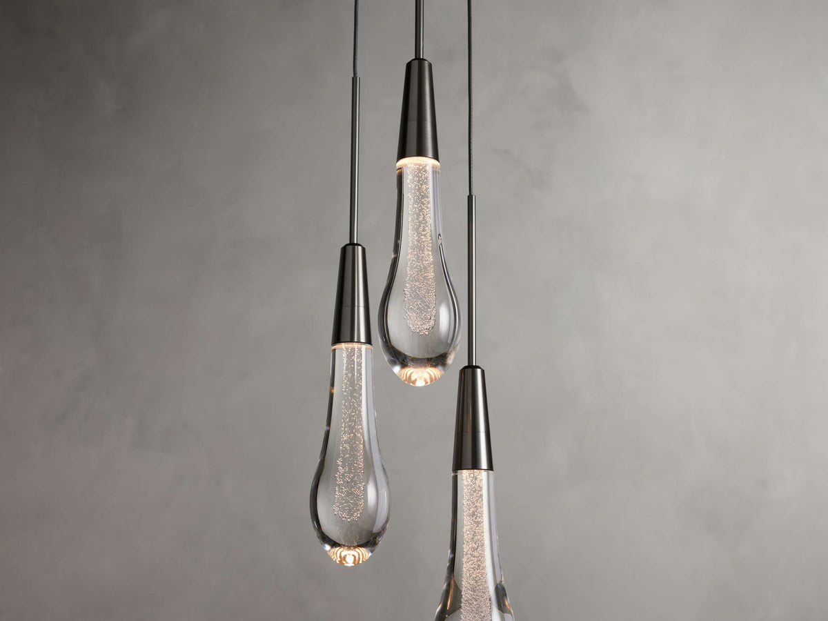 Soltaire Cluster Pendant