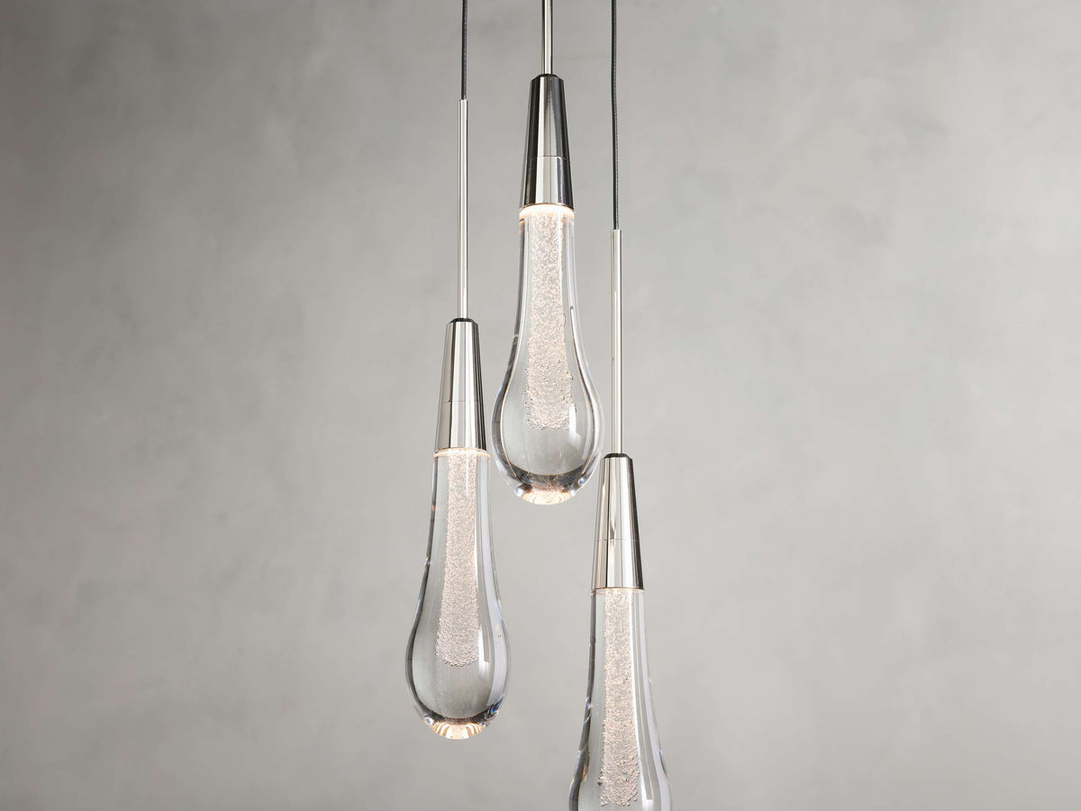 Soltaire Cluster Pendant