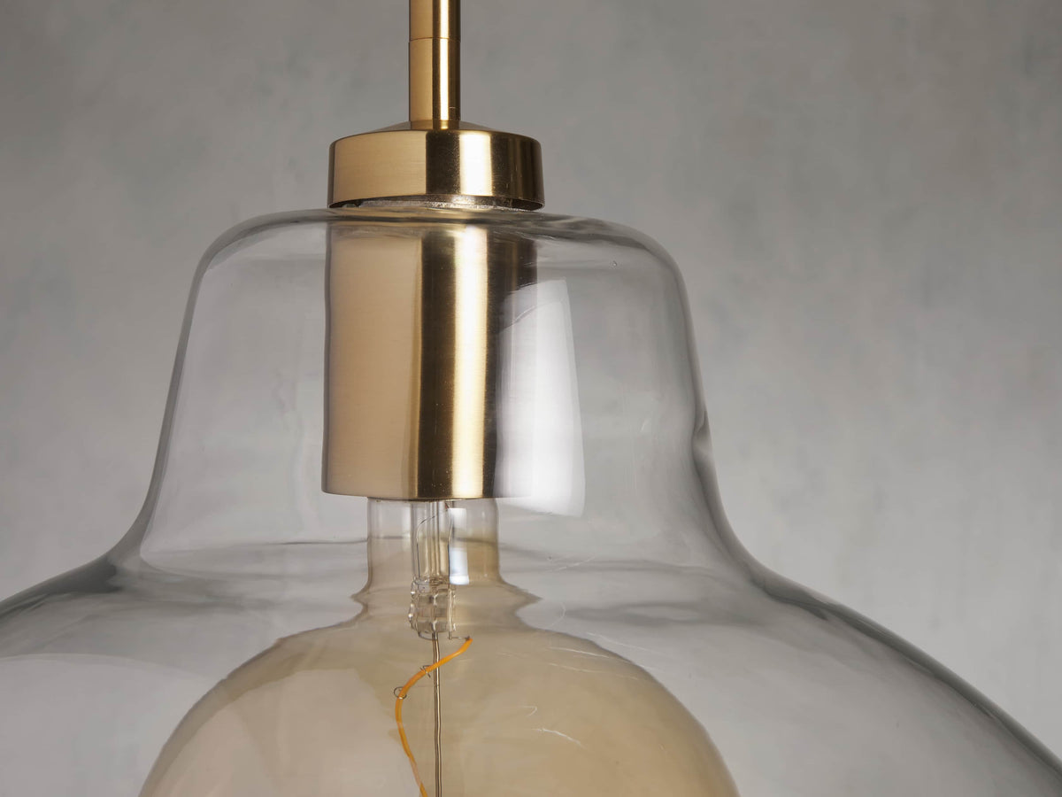 Bauer Dome Pendant with Bulb