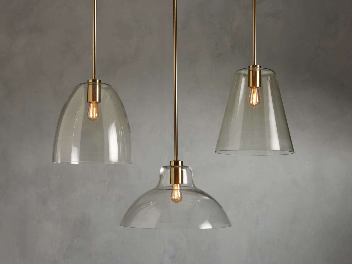 Bauer Dome Pendant with Bulb