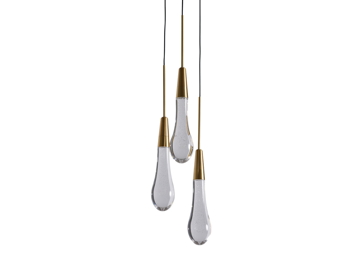 Soltaire Cluster Pendant