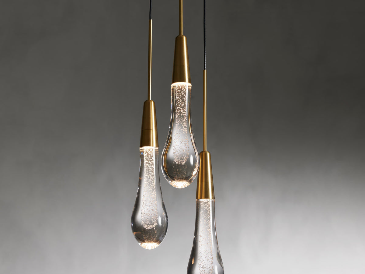 Soltaire Cluster Pendant