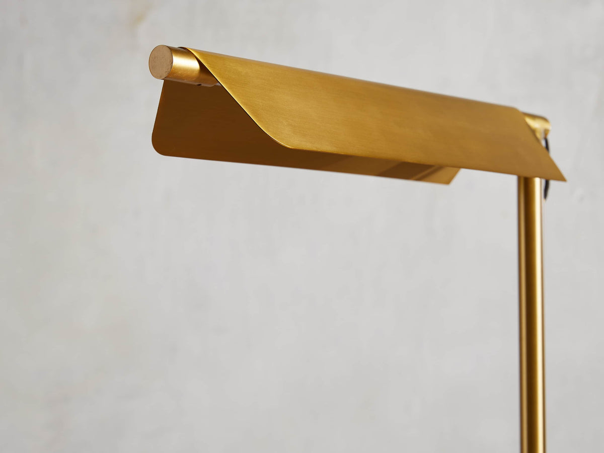 Axle Brass Floor Lamp
