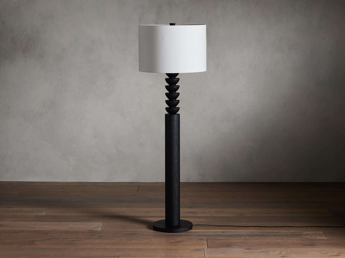 Lathe Floor Lamp