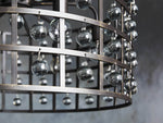 La Cage 6 Light Chandelier in Bronze