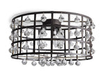 La Cage Flushmount in Bronze