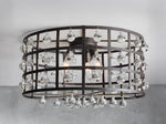La Cage Flushmount in Bronze