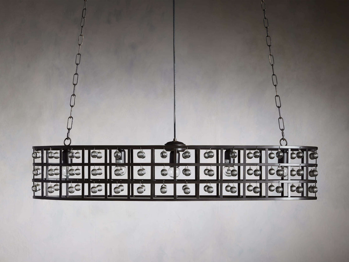 La Cage Oval Chandelier