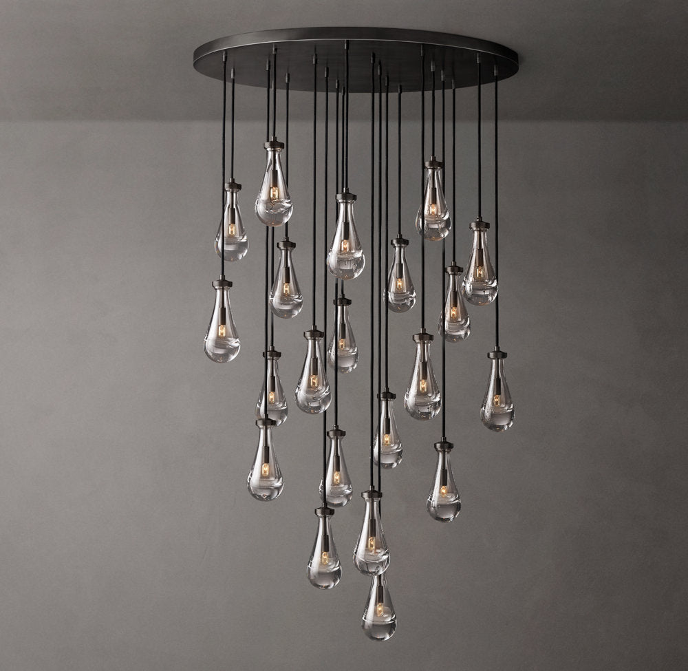 Rain Round Chandelier 47"